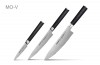 Набор из 3 кухонных стальных ножей "Поварская тройка" Samura Mo-V SM-0220/G-10